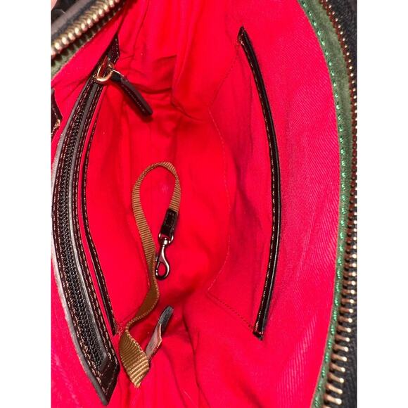 Dooney & Bourke Florentine Leather Binocular Crossbody Whipstitch bag B000545 - Picture 14 of 14